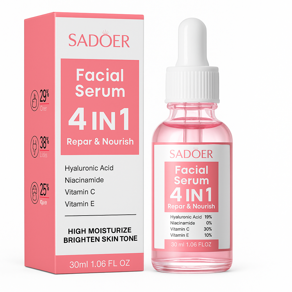 Serum 4 en 1 "hidrata, ilumina y mejora la textura”