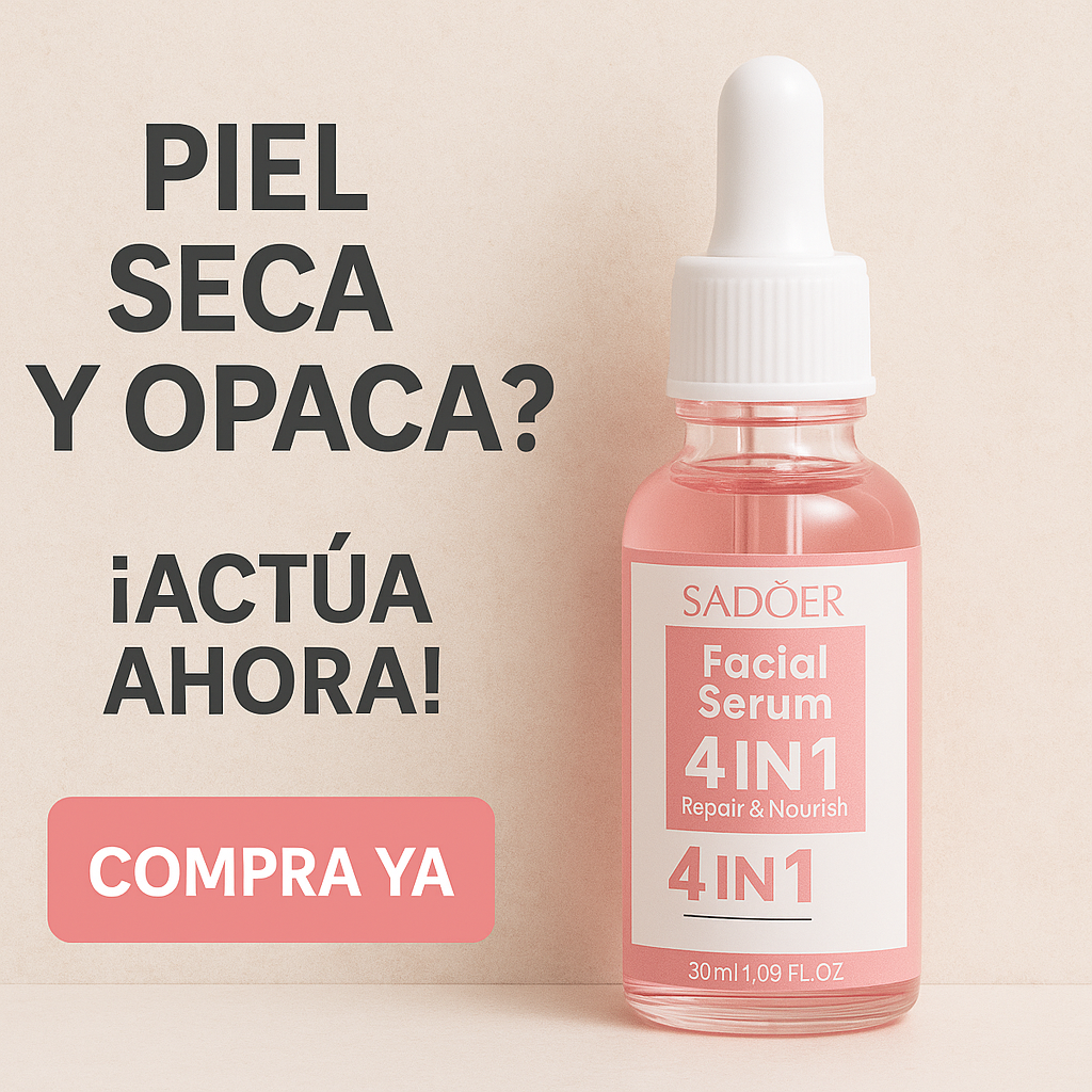 Serum 4 en 1 "hidrata, ilumina y mejora la textura”